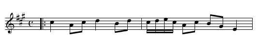 YORKSHIRE LAD - staff notation