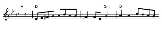 Yoshke (Ma Yofus; Tanz, Tanz, Yideleh) - staff notation