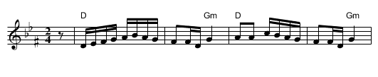 Yoshke (Tanz, Tanz, Yideleh) - staff notation