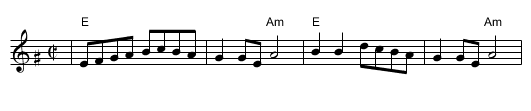 Yoshke (Tanz, Tanz, Yideleh) - staff notation