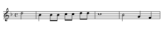 Yotto Na - staff notation