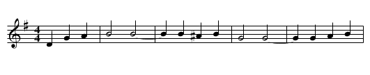 You Are My Sunshine - staff notation