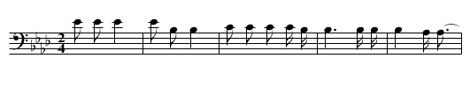 You Will Walk - staff notation
