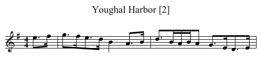 Youghal Harbor	[2] - staff notation