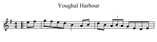 Youghal Harbour - staff notation