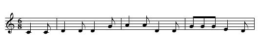 Young Alan (5) - staff notation