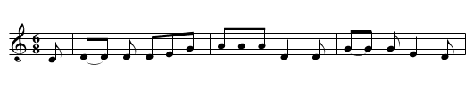 Young Allan - staff notation