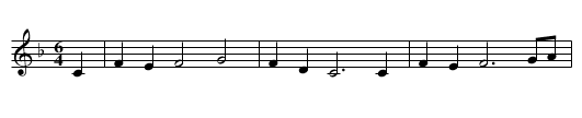 Young Caley Version 1 of 2 - staff notation