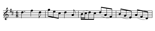 Young Fox. JJo8.137, The - staff notation
