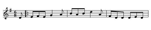 Young Francis Mooney - staff notation