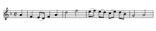 Young Jemmy - staff notation