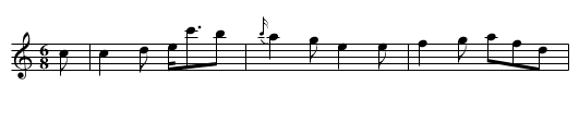 Young Love once dwelt. CJF.160 - staff notation