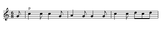 Young May Moon. GS.056, The - staff notation