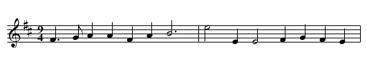 Young Roger. THO2.172 - staff notation