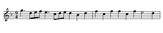 Young Spauds Hornpipe - staff notation