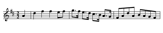 YOUNG'S HORNPIPE - staff notation