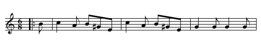 Yourself along with me - staff notation