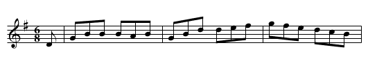 Yr Hen Wr yn Lladd y Llo - staff notation