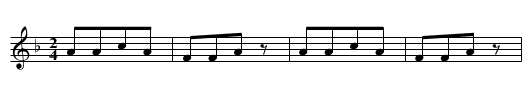 Yueliang yueguangguang - staff notation