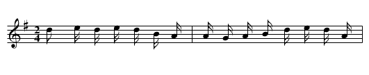 Yuo tiedao - staff notation