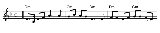 Y'varech'cha - staff notation