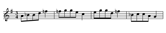 Za gorke zaszla. Polski - staff notation