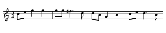 Za stodola chaber chaber - staff notation