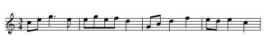 Za stodola za wujowa - staff notation