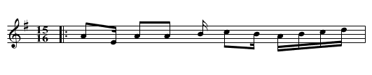 Zamanska Igra - staff notation