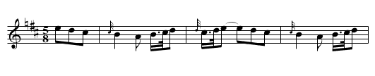 Zaqq (Bagpipe) Tune - staff notation