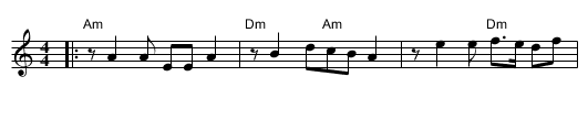 Zemer Zemer Lach - staff notation