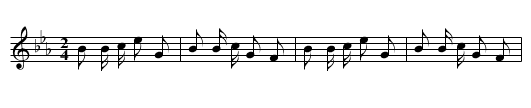 Zhangsheng xi yuanyang - staff notation