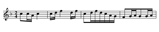 Zhi shoujin - staff notation
