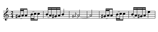 Zhok (Moldavian Dance) - staff notation