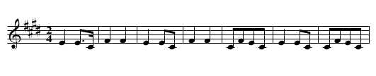 Zhuhaiti - staff notation