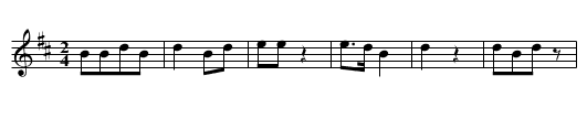 Zhuo yangren - staff notation
