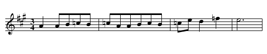 Zielona laczka - staff notation