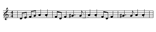 Ziri Piri - staff notation