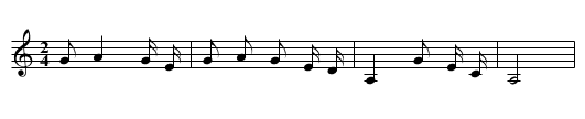 Zouzhe zhanzhe pansuan ni - staff notation