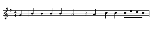 ZU STRASBURG AUF DER SCHANZ - staff notation