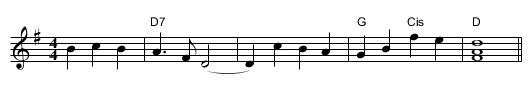 Zuiderzee Ballade - staff notation