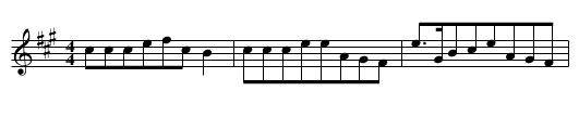 Zuoquan jiangjun - staff notation