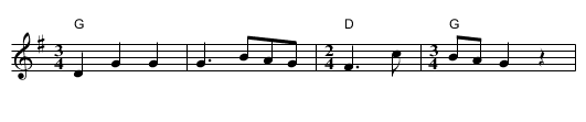 Zwiefacher Tauberer - staff notation
