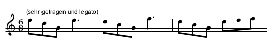 Zwoelf Almer (1.) - staff notation