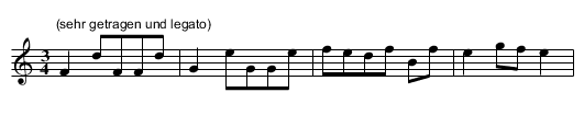 Zwoelf Almer (8.) - staff notation